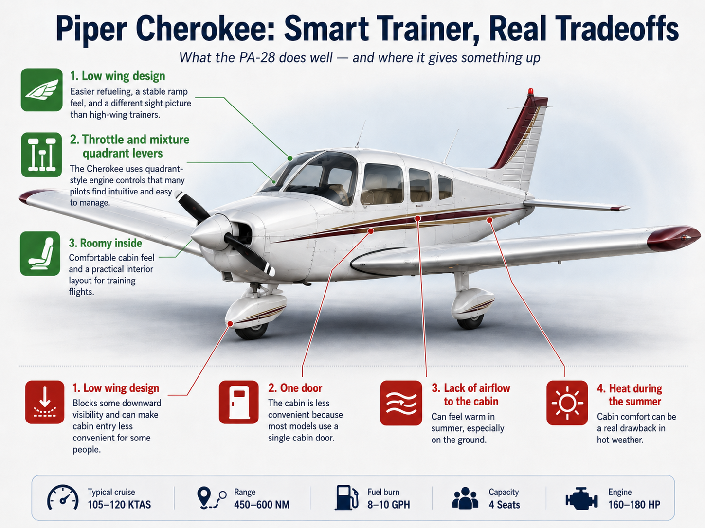 Piper cherokee infographic